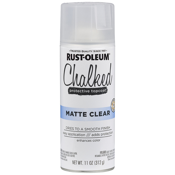 Rust-Oleum Matte Clear Chalked, Matte, 12 oz 302599